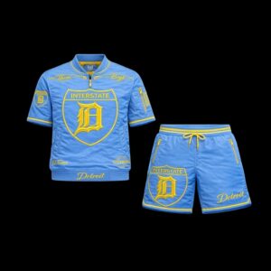 Detroit City Boss Men's windbreakers short set
